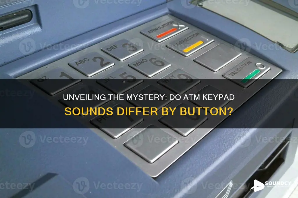 does each key on an atm make a sound