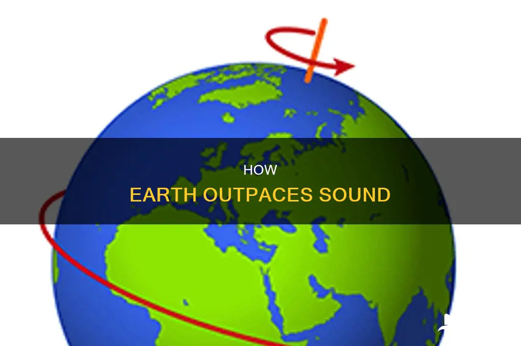 does earth rotate faster than sound