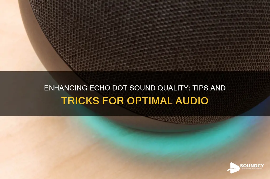 does echo dot have away to control sound quality