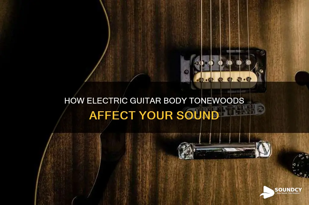 does electric guitar body affect sound