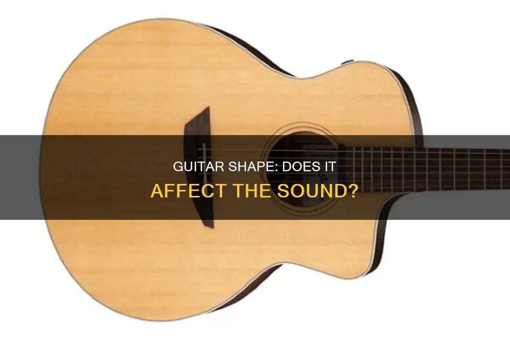 does electric guitar shape affect sound