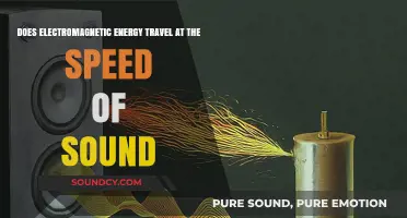 Electromagnetic Energy vs. Sound Speed: Unraveling the Velocity Mystery