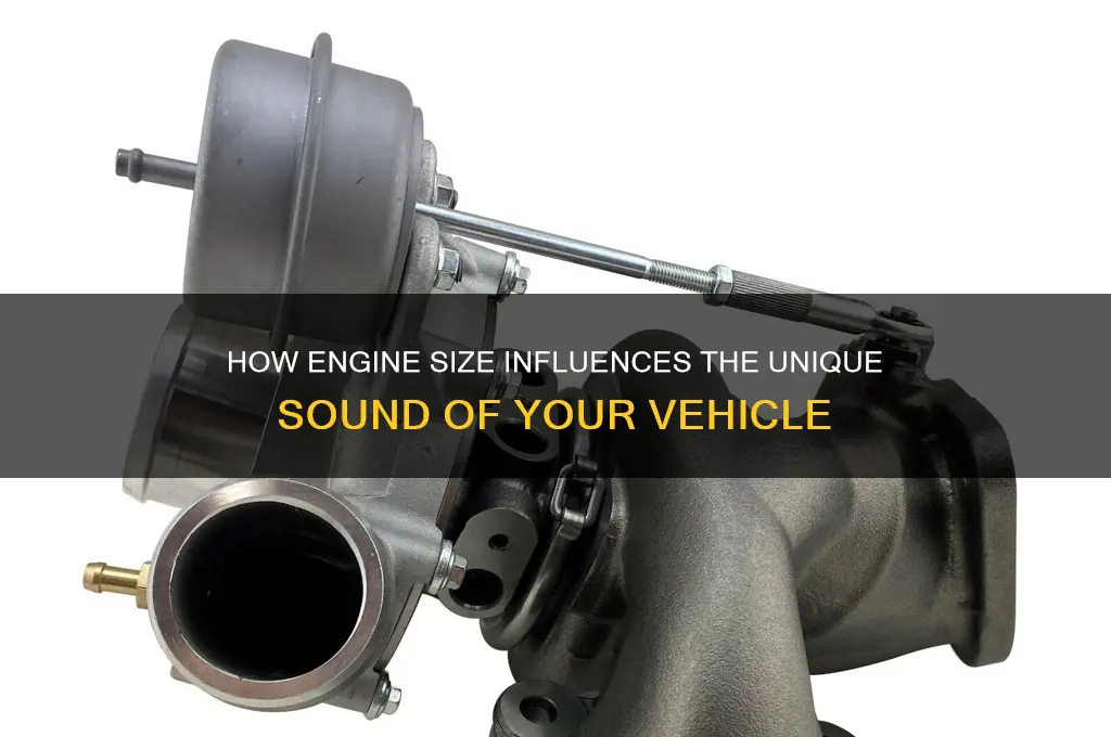 does engine size affect sound