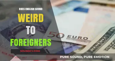 The Weirdness of English to Foreign Ears