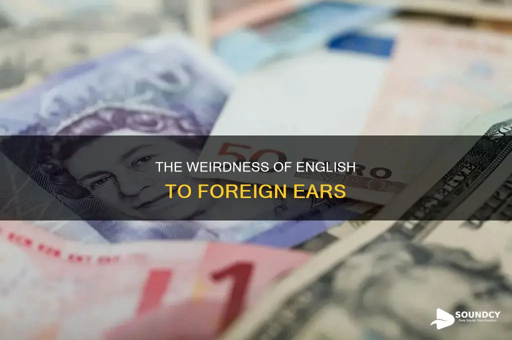 does english sound weird to foreigners