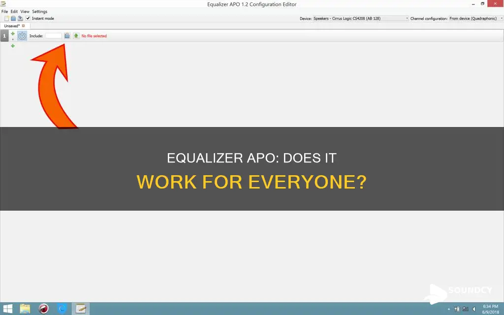 does equalizer apo sound for everyone