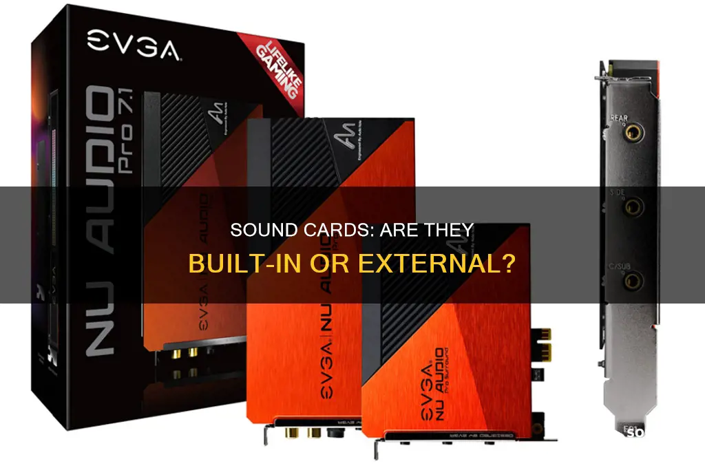does every pc have sound card