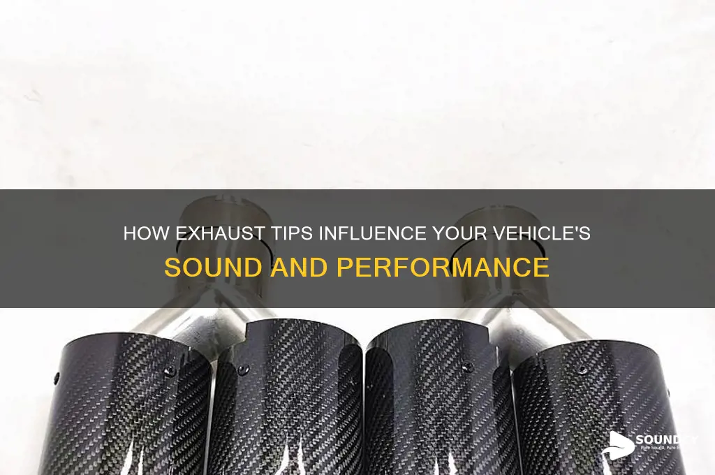 does exhaust tip affect sound