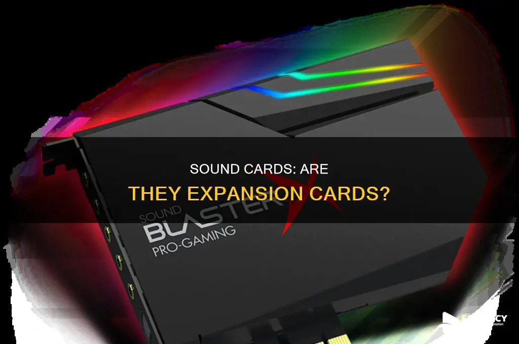 does expansion cards include sound cards