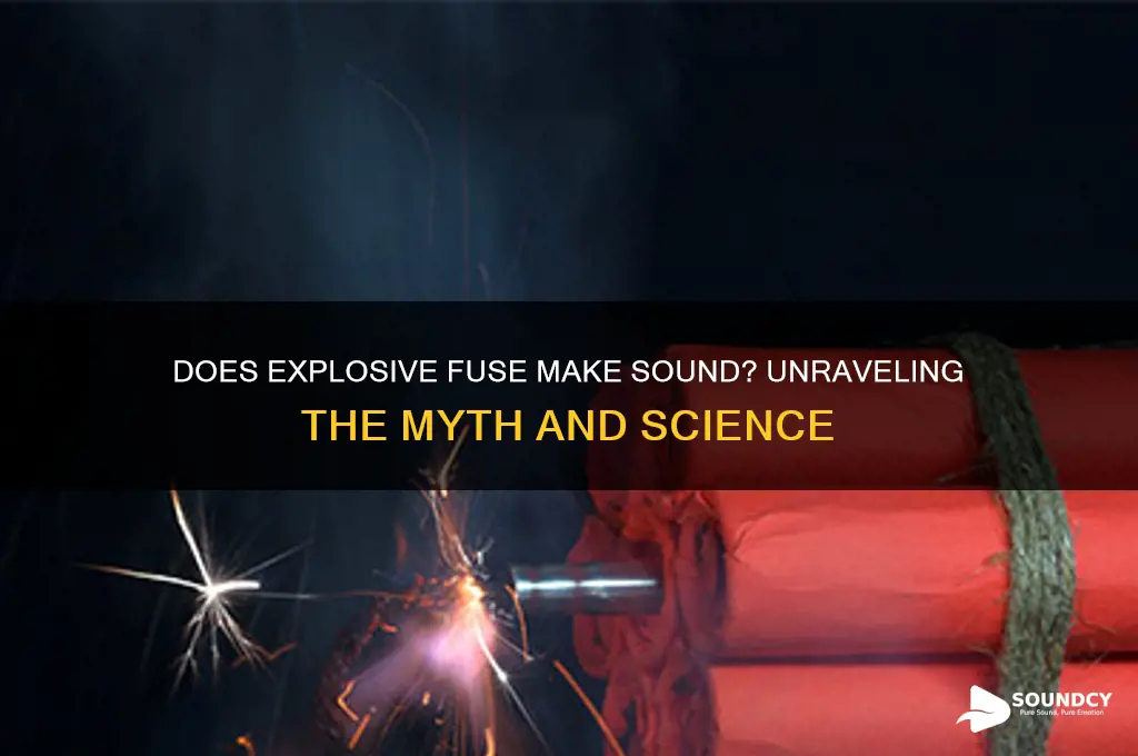 does explosive fuse make sound