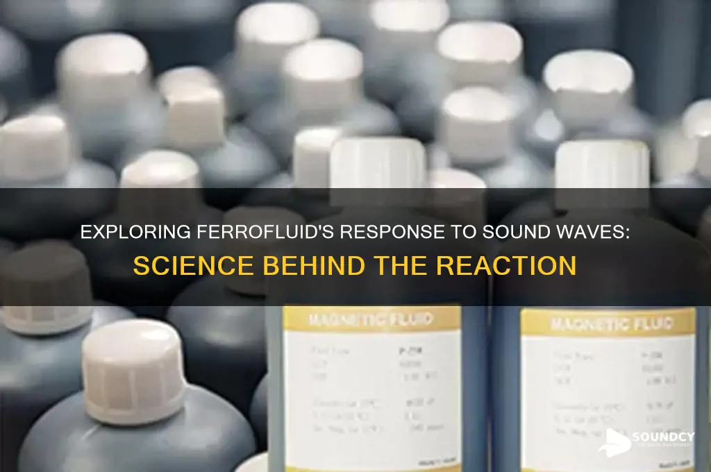 does ferrofluid react to sound