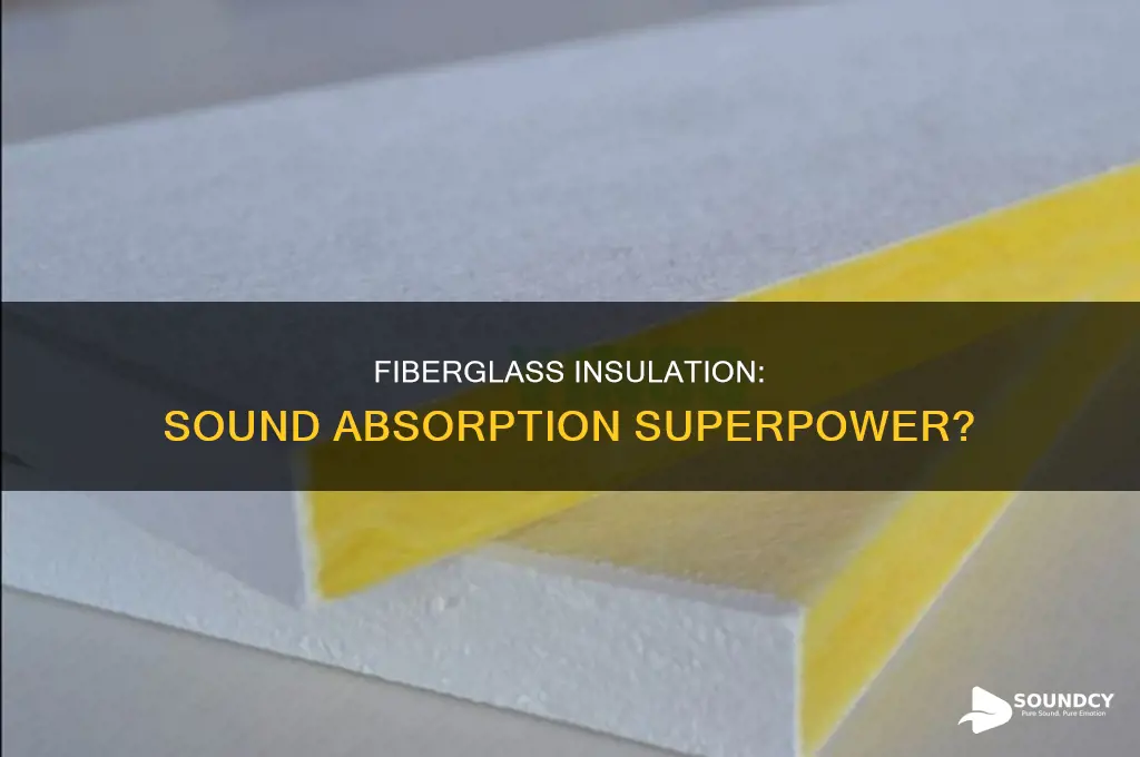 does fiberglass insulation help absorb sound