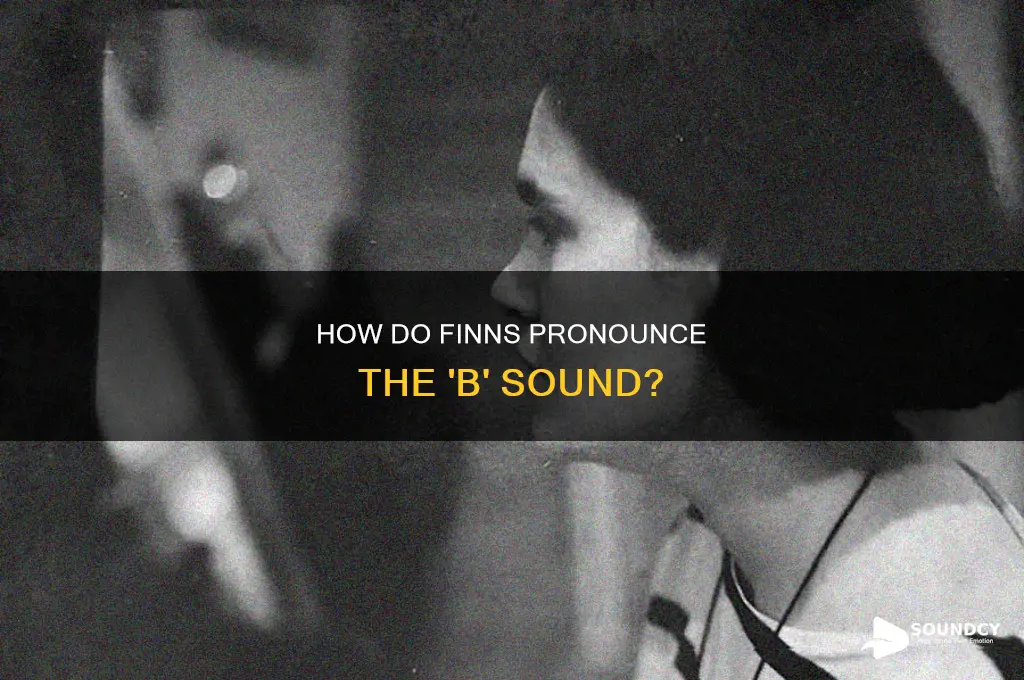 does finnish have a b sound
