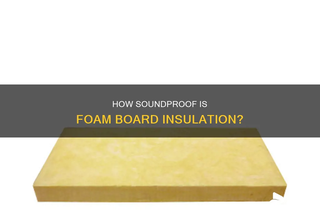 does foam board insulation block sound