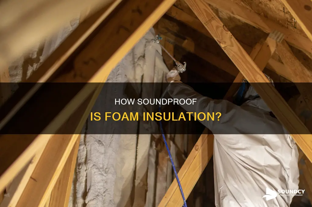 does foam insulation help with sound
