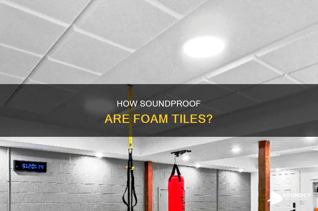 does foam tiles block out sound