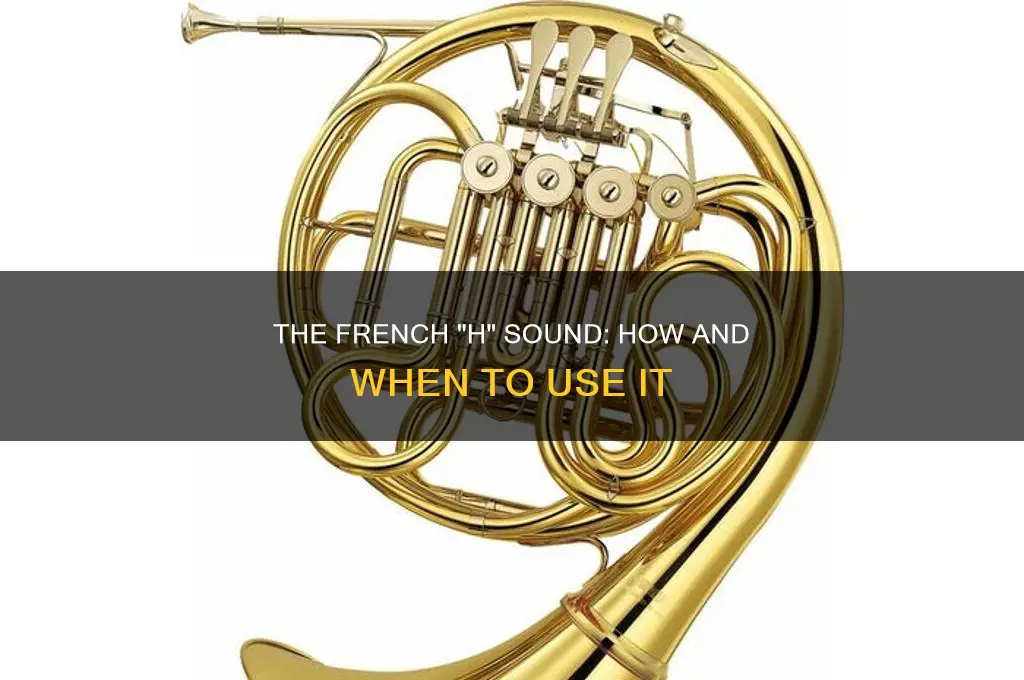 does french have an h sound