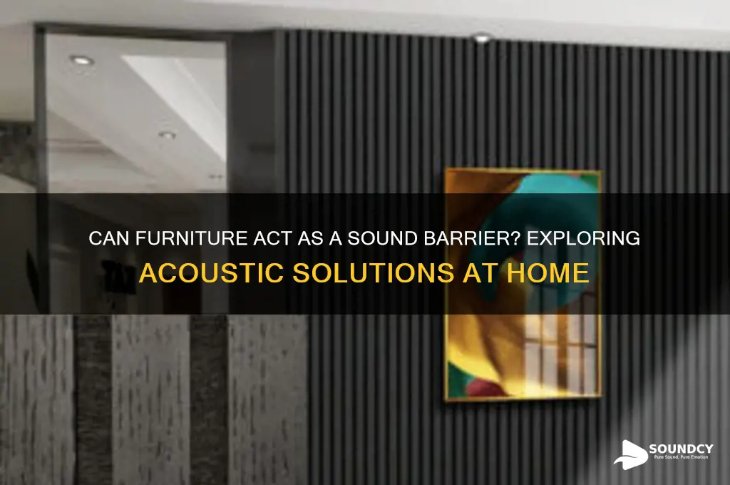 does furniture help block sound