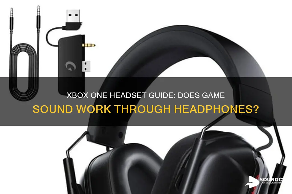 does game sound come across headset on xbox one