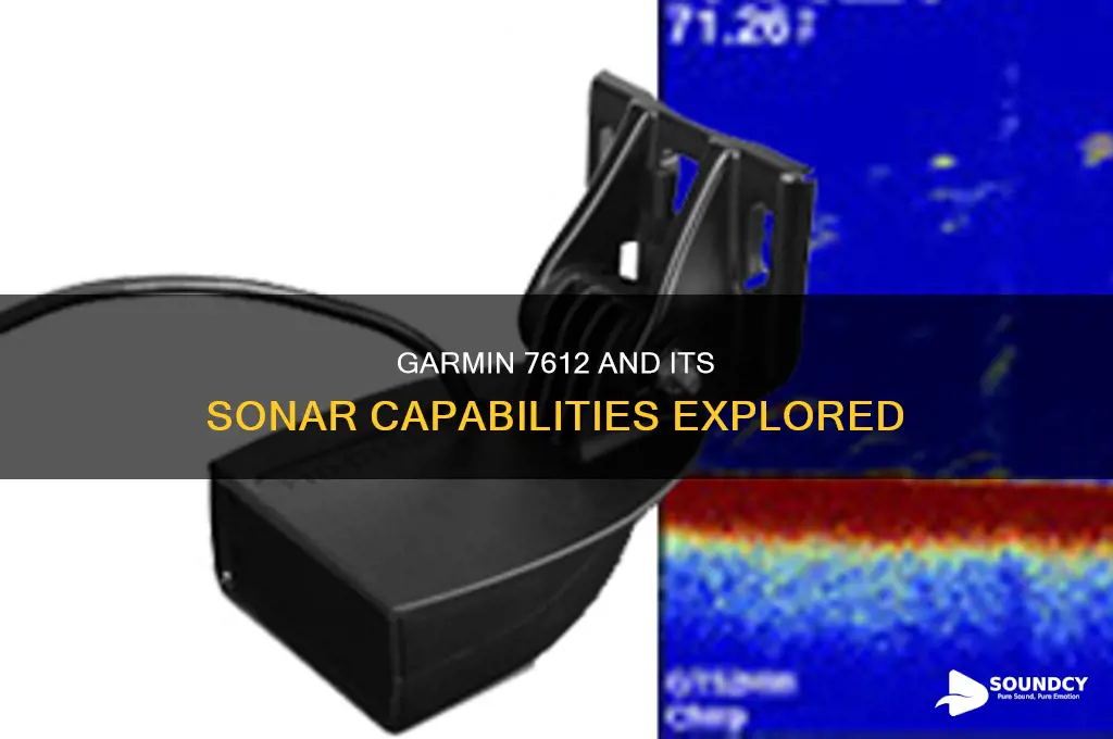 does garmin 7612 need a sounder