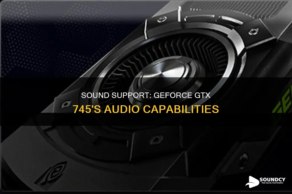 does geforce gtx 745 support sound