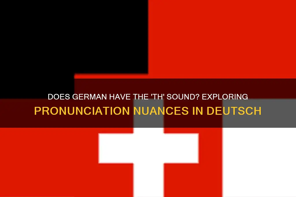 does german have th sound