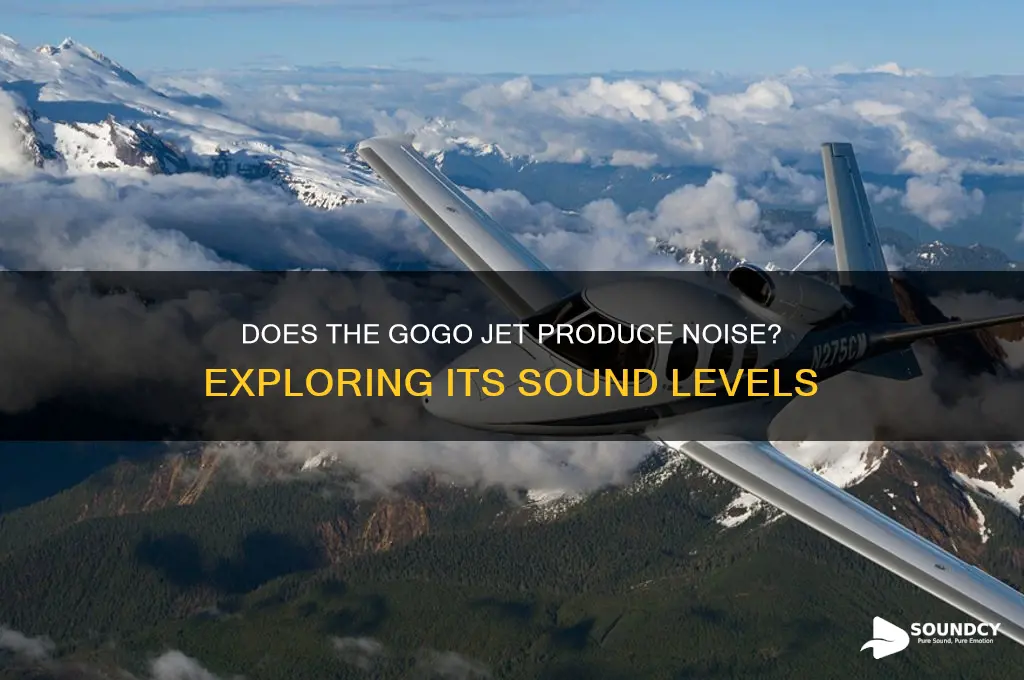 does gogo jet make sound