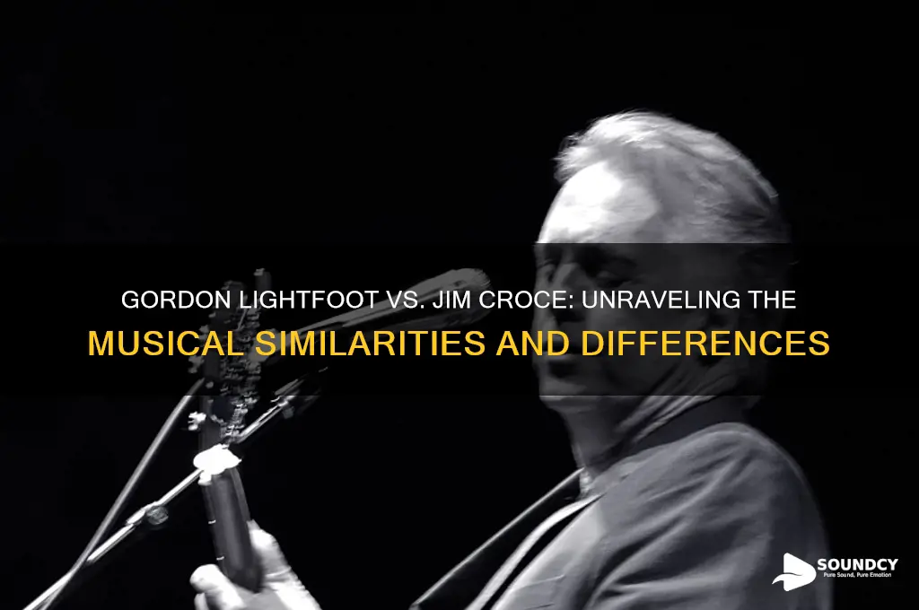 does gordon lightfoot sound too much like jim croce