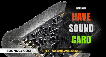Does Your GPU Include a Sound Card? Unraveling the Audio-Visual Connection