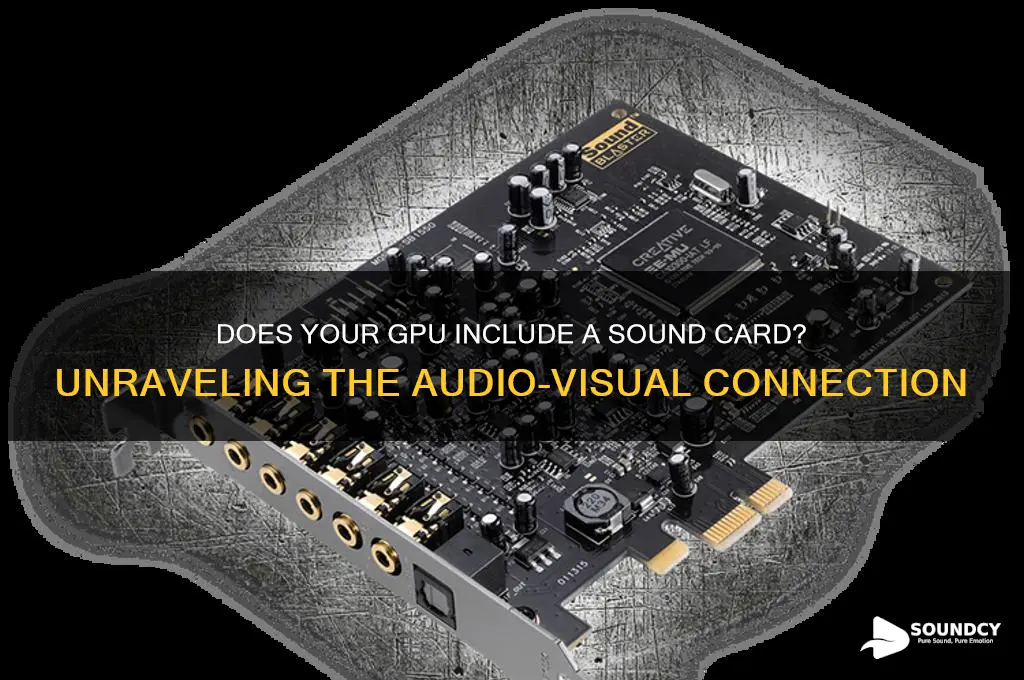 does gpu have sound card