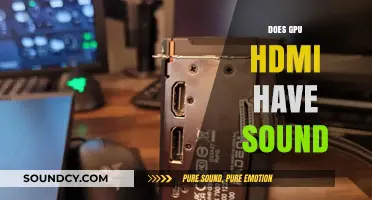 Does GPU HDMI Output Include Audio? A Comprehensive Guide