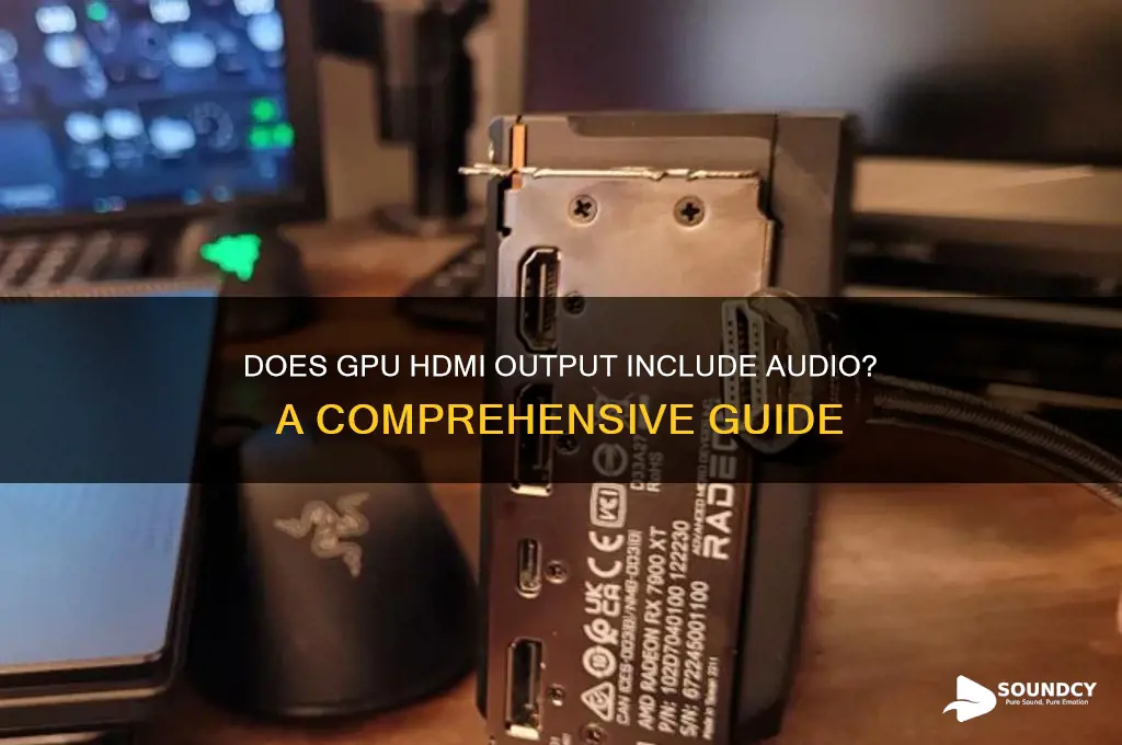 does gpu hdmi have sound