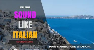 Does Greek Sound Like Italian? Exploring Linguistic Similarities and Differences