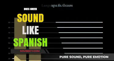 Does Greek Sound Like Spanish? Exploring Linguistic Similarities and Differences