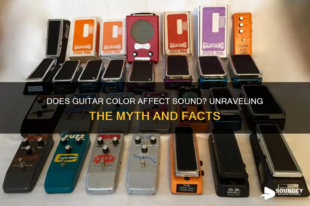 does guitar color affect sound