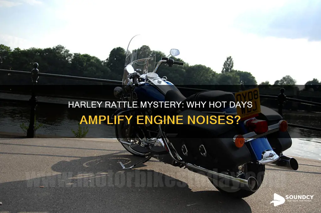 does harley make a rattle sound on hot days