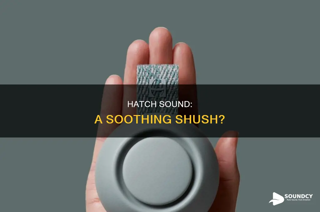 does hatch have a shushing sound