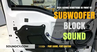 Does Placing Objects in Front of a Subwoofer Block Sound?