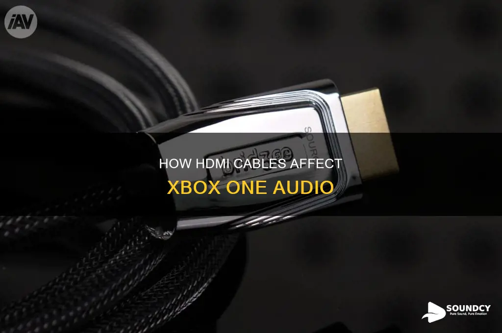 does hdmi affecr sound xbox one