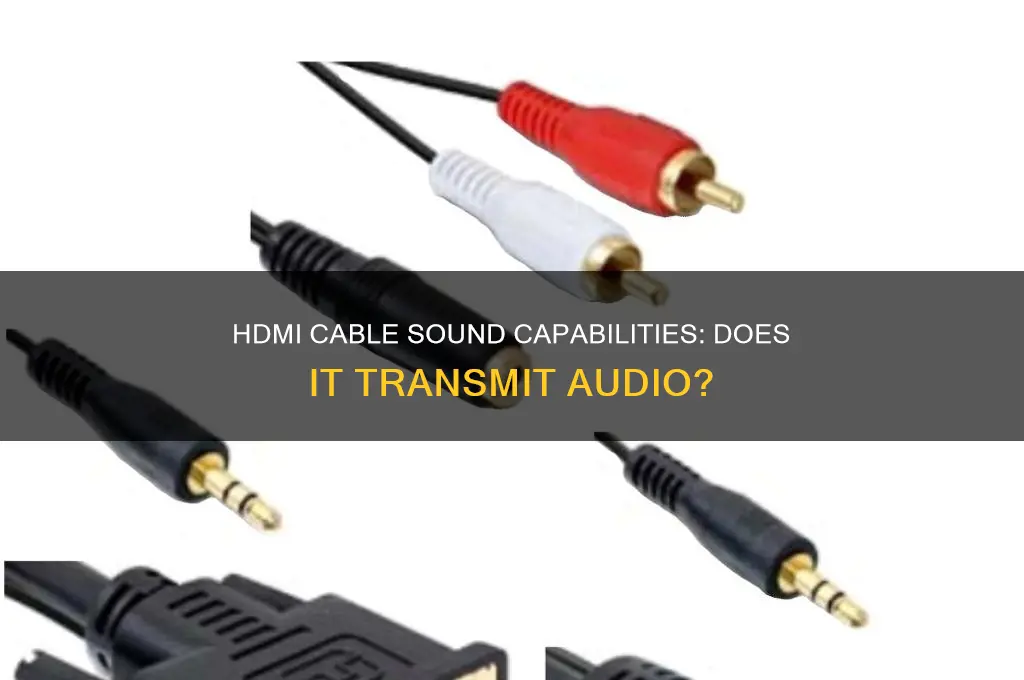 does hdmi cable cover sound