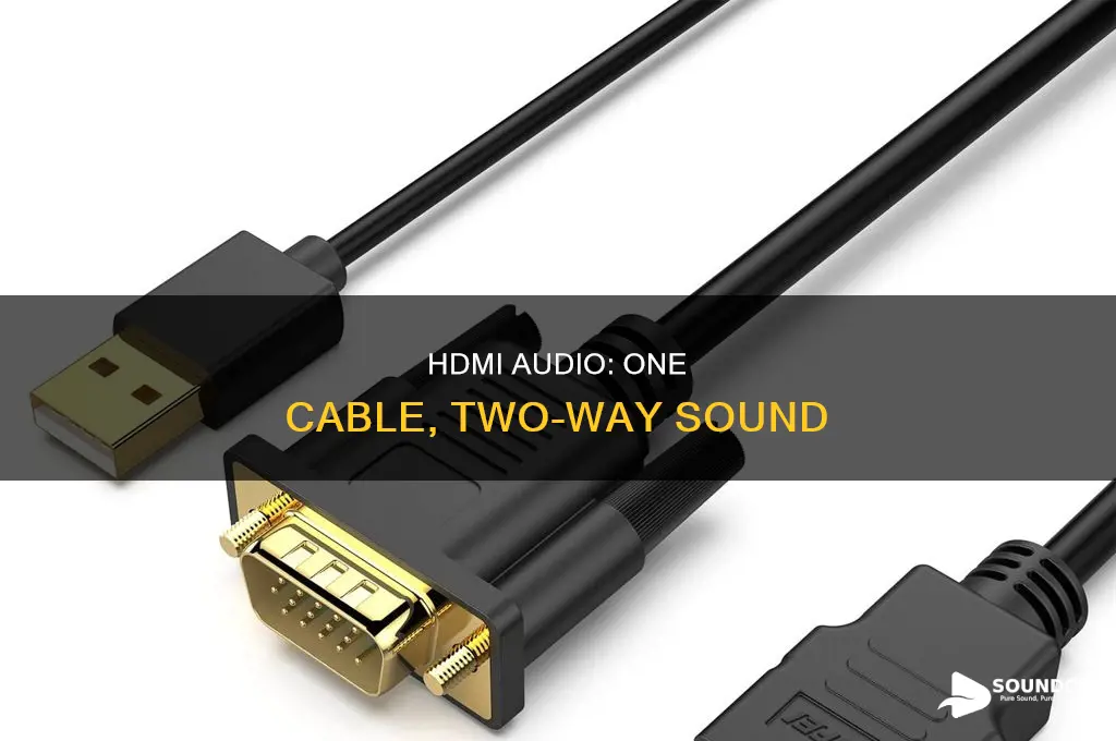 does hdmi carry sound both ways