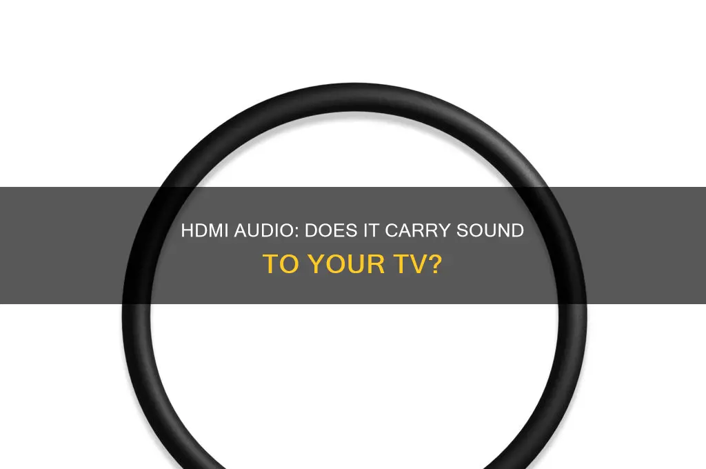 does hdmi carry sound to tv