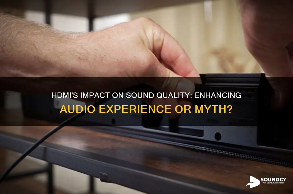 does hdmi improve sound quality