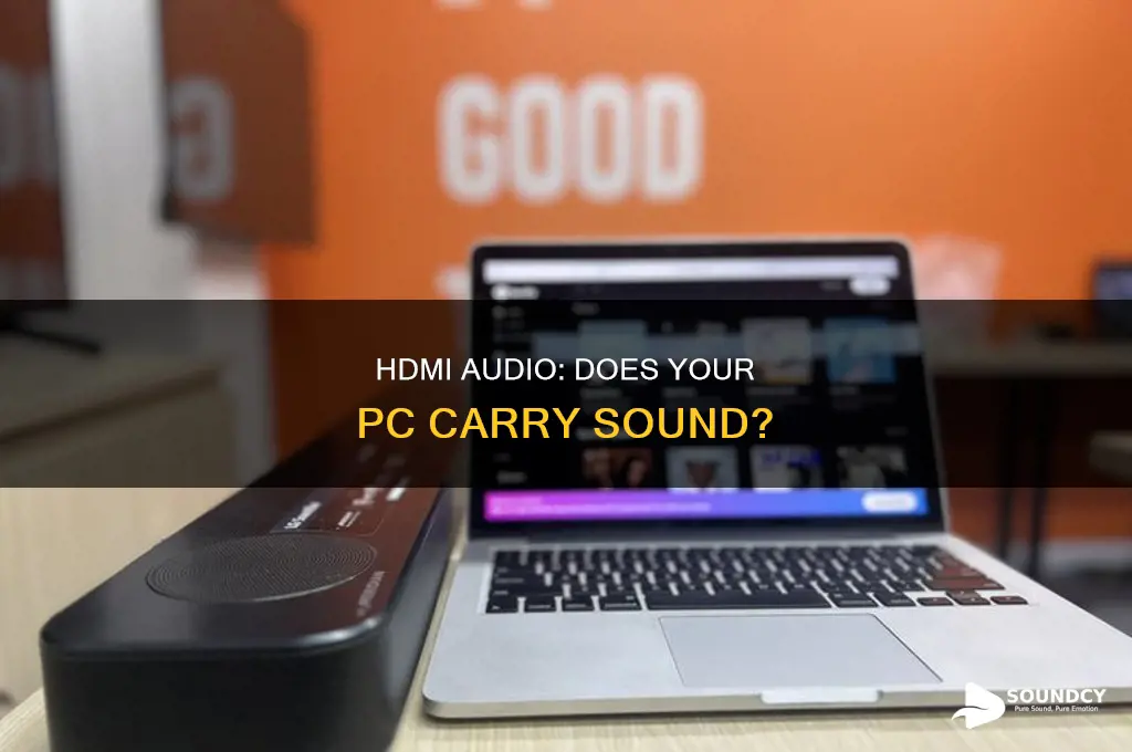 does hdmi on pc carry sound