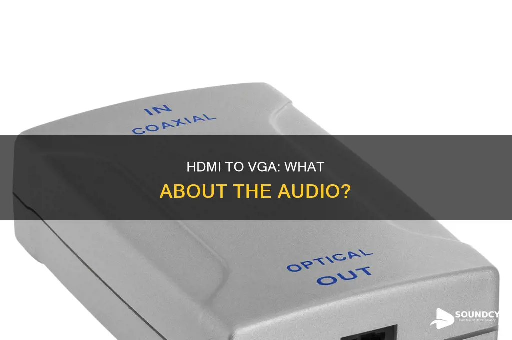 does hdmi to vga carry sound