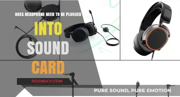 Do Headphones Need a Sound Card Connection for Optimal Audio?