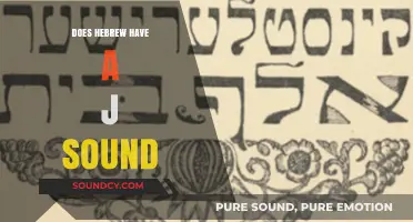 The Hebrew Language: Does it Have a J Sound?