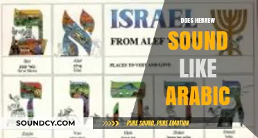 Hebrew vs. Arabic: Unraveling the Sonic Similarities and Distinctive Differences