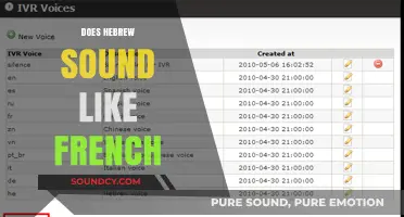 Hebrew vs. French: Unraveling the Surprising Similarities in Their Sounds