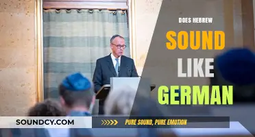 Hebrew vs. German: Unraveling the Linguistic Similarities and Differences in Speech